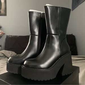 Black Platform Boots